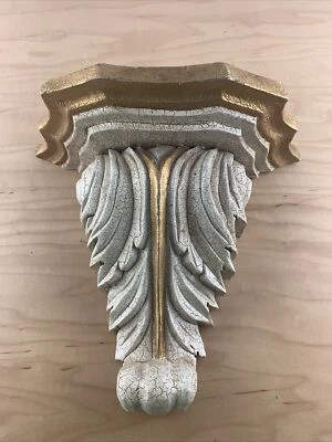 Ранний итальянский стиль рококо резной позолоченный настенный кронштейн настенная полка - Изображение 1 из 4