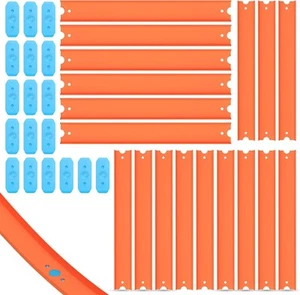 Ersatz Schienen Set Baumeisterteile für Hot Wheels Spielzeugautos 36 Teile gerade Spur - Bild 1 von 8