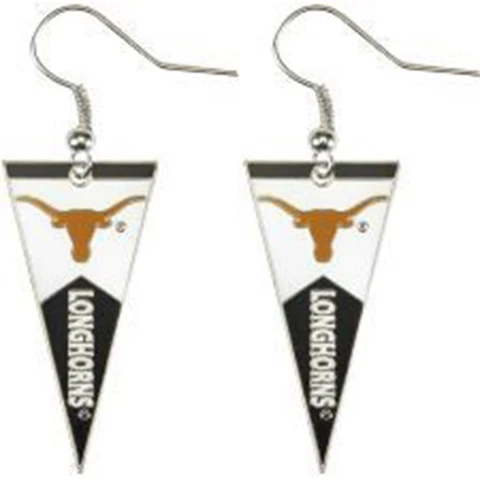 Texas Longhorns Dangler Earrings - Pennant Cover
