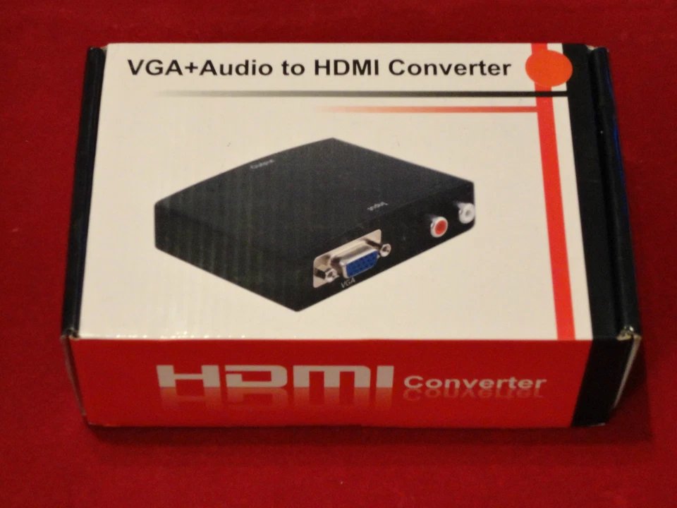 VGA to HDMI Converter with Audio Support - Save £35 off RRP of £49.99 - Image 1 of 1