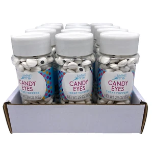 Lot of 12 Festival Candy Eyes Edible Eyeballs Treat Toppers - 2.9oz (82g) each - Picture 1 of 5