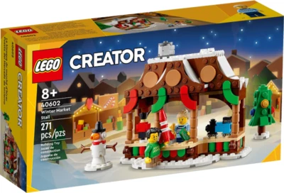 NEW LEGO WINTER MARKET STALL set 40602 christmas minifigs snowman holiday gwp - Image 1 of 2