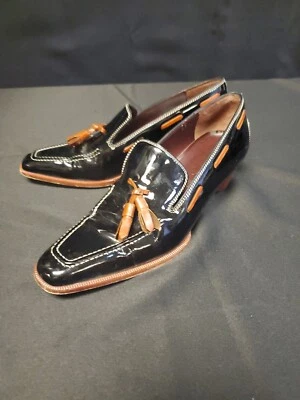 Zapatos de salón TODS de cuero negro con borla beige talla 37/6,5 Foto 1 de 4