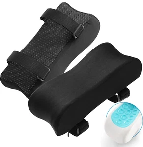 Ergonomic Office Chair Armrest Pads 1 Pair, Armrest Cushion Pillow with Cooling - Picture 1 of 7