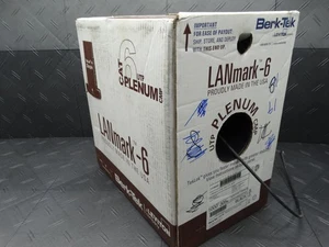 Lanmark Leviton CAT6 RJ45 Cable Plenum CMP Berk-Tek 10188830 (232FT Remaining) - Zdjęcie 1 z 4