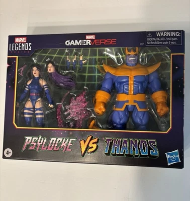 Hasbro Marvel Legends Gamerverse Psylocke vs Thanos Target Exclusive pacote com 2 - Imagem 1 de 2