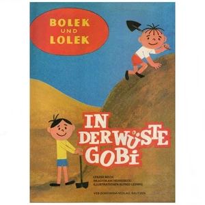 DDR Comics Bolek und Lolek In der Wüste Gobi 4 Auflage von 1988 VEB Domowina - Picture 1 of 7