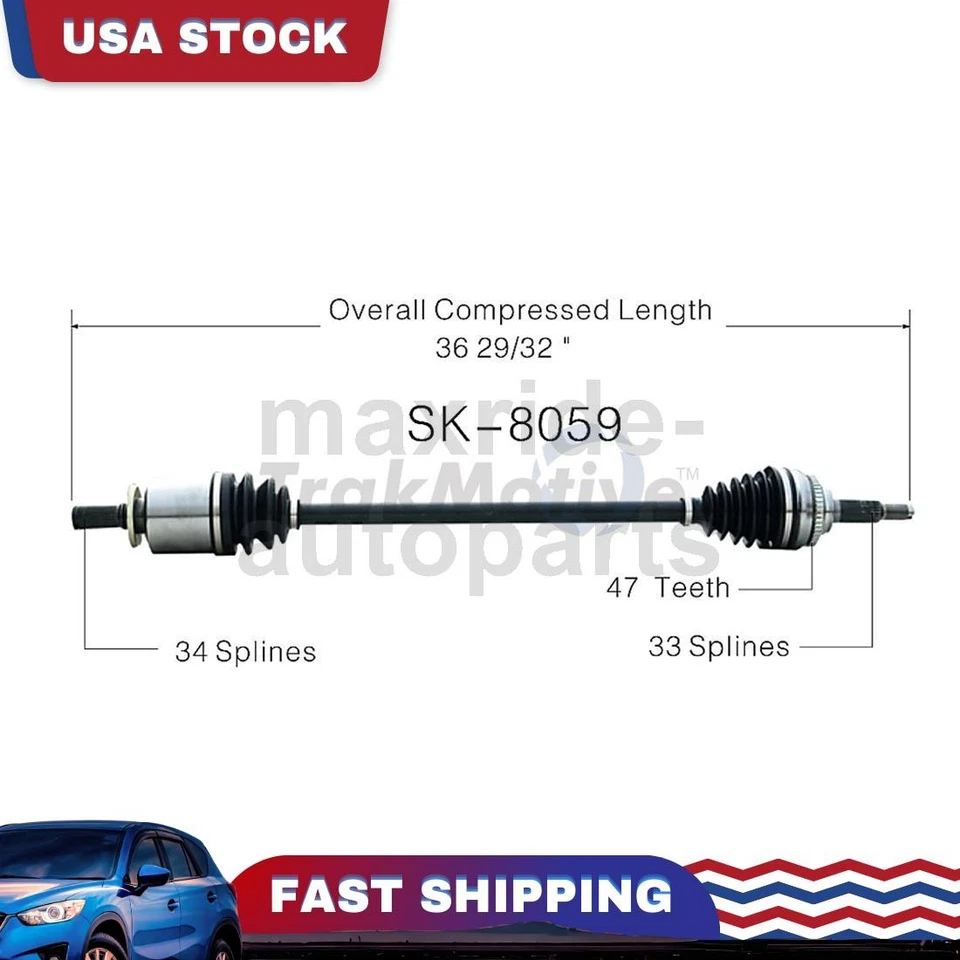 Junta de eje CV del lado del pasajero delantero derecho para Chevrolet Optra 2004 2005 2006 Foto 1 de 1