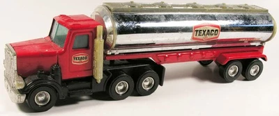 BUDDY L PETERBILT TEXACO PETROLEIRO VINTAGE AÇO PRENSADO FEITO NO JAPÃO - Imagem 1 de 4
