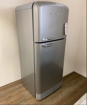 SMEG Kühlschrank FAB50RSV Kühl-/Gefrierkombination-Grau-Ausstellungsstück - Bild 1 von 4