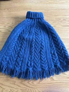 Vintage Strick Capelet Blau Größe 3 - Bild 1 von 8