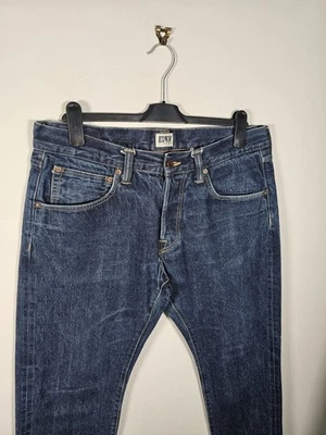 Pantalones de mezclilla Edwin con ribete para hombre 36x30 ED-55 relajados cónicos ajustados azul oscuro Foto 1 de 4
