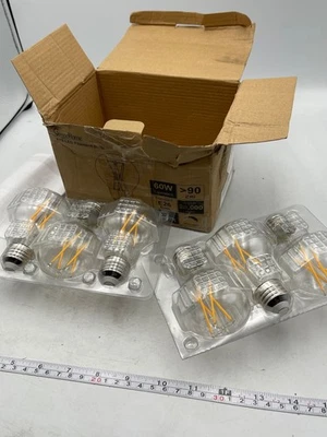 A19 LED Filament Bulb 6 Pack 60W Equivalent E26 2700K 90 CRI Dimmable - Image 1 of 3