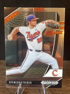 2020 Panini Prizm Draft Picks Prizm #PDP126 Spencer Strider Clemson Tigers - Foto 1 di 2