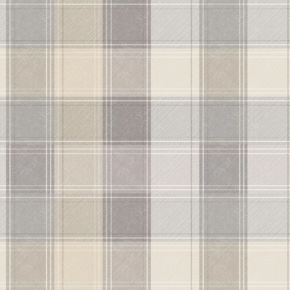 PAPEL PINTADO ARTHOUSE COUNTRY CHECK EFECTO TELA TARTÁN RAYAS COLORES PASTEL Foto 1 de 1