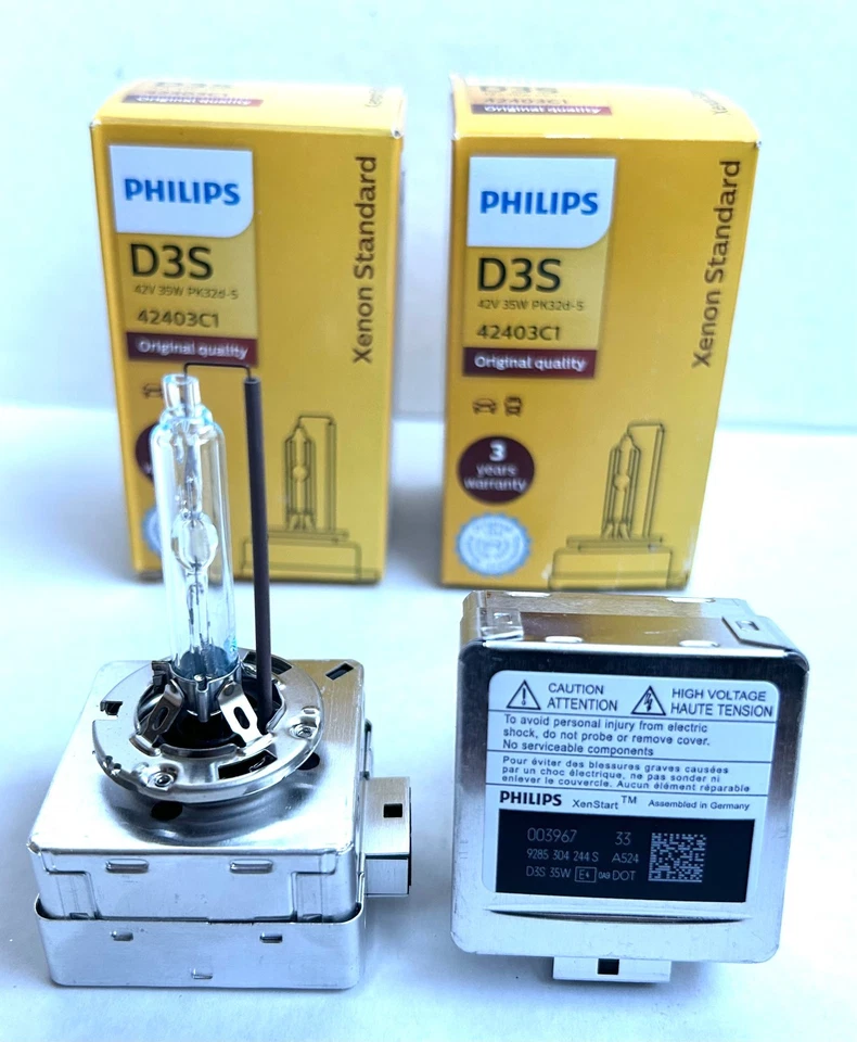 2x Nuevo OEM para Philips Xenstart D3S Juego de bombillas de xenón Lámparas de luz de cabeza HID Foto 1 de 4
