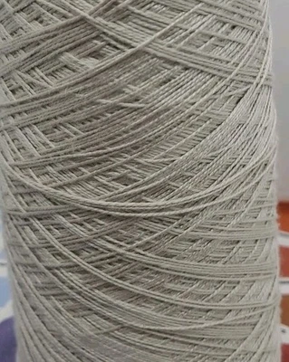 SALE Yarn 100% Silk Yarn Weaving Knitting Crochet 2 lb 4.1 oz Silver SALE - Image 1 of 3