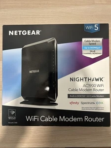 NETGEAR Nighthawk AC1900 4 Wireless-Wi-Fi 802.11ac Router - C7000-100NAS - Afbeelding 1 van 4