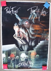PINK FLOYD KONZERT POSTER BERLIN LARGE (A0) 841mm x 1190mm (38"x54") THE WALL - Bild 1 von 11
