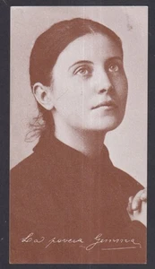 Tarjeta Santa de Sta Gema Galgani imagen pieuse santino estampa - Imagen 1 de 1