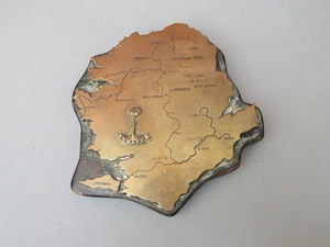 WWII RWAFF Royal West African Frontier Force Plaque Trench Art IMT Tour 1943 - Picture 1 of 8