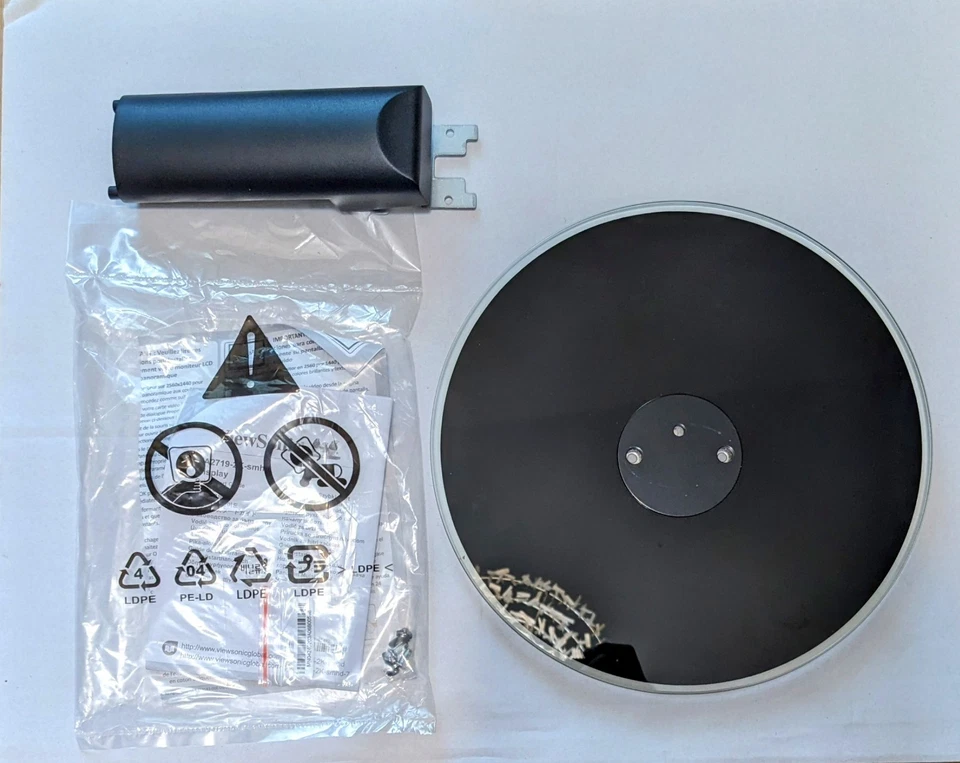 ViewSonic VA2719-2K-SMHD 27" LCD IPS Computer Monitor Base Stand And Screws Only - Image 1 of 1