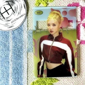 Blackpink Rose Transparent Photocard Authentic Korea Kpop Photo Card W/ Sleeve - Picture 1 of 2