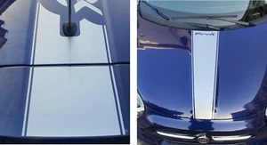 ADESIVI 500X FASCE TETTO SEZIONATA X MONTAGGIO FAI DA TE + FASCIA COFANO - Foto 1 di 2