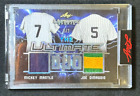 Mickey Mantle & Joe Dimaggio 2021 Leaf Ultimate Sports Ultimate Duo Patch #/2