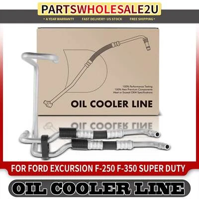 Conjunto de manguera de enfriador de aceite de transmisión automática para Ford Excursion F-250/F-350/F-450 Super Duty Foto 1 de 4
