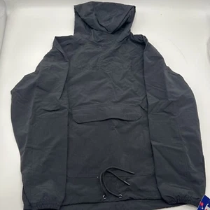 Champion Anorak Jacket Script Dash Ripstop Mens black pullover small - Picture 1 of 14