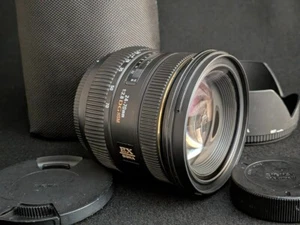 SIGMA 24-70mm F/2.8 IF EX DG HSM For Nikon F [Near Mint W/Hood] Japan Fast Ship - Picture 1 of 24