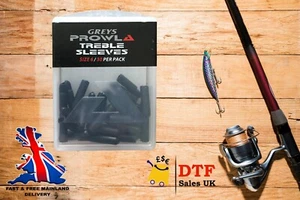 Greys Prowla Treble Sleeves Size 6 Size 8 30 Per Pack UK Fast Shipping - Picture 1 of 1