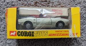 NIB VHTF WHIZZWHEELS CORGI 1:50 PONTIAC FIREBIRD 343 SILVER DIE-CAST W/BOX - Picture 1 of 3