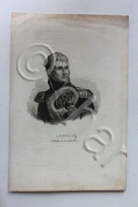 Druck Radierung Geschichte '800 - Portrait Marschall Jean Lannes Herzog Montebello - Bild 1 von 1