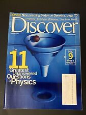 Discover Magazine Feb 2002 The 11 Greatest Unanswered Questions of Physics 88p