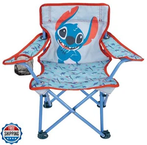 Lilo and Stitch Children's Chair Foldable Camp Chairs for Kids - Fold and Go - Picture 1 of 5