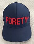 G/Fore Foretyish Golf Hat Navy Twilight Blue Tartan Open Flexfit Snapback Rare