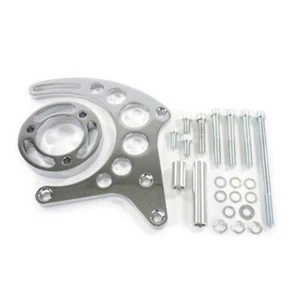 SBC Small Block Long Water Pump Alternator Bracket for Chevrolet, Chrome Gilmer - Bild 1 von 1