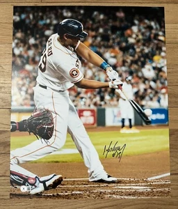 Foto 16x20 firmada autografiada por José Abreu de Houston Astros con certificado de autenticidad Beckett W524521 - Imagen 1 de 1