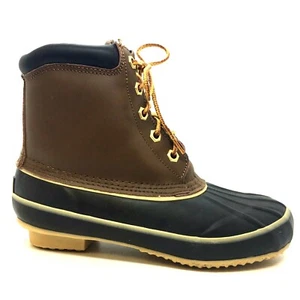 Tamarack Duck Boots Womens Size 5 Brown Leather Rubber Winter Snow Ankle Boot - Picture 1 of 10