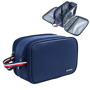 Extra Large Toiletry Bag Water-Resistant Dopp Kit w/ Full Open Design - Picture 1 of 8