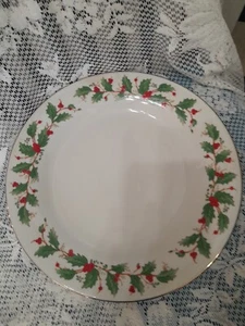 Vintage China Pearl Fine China Noel 10 1/2" Dinner Plate Replacement - Picture 1 of 4