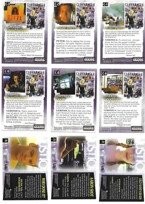 U-Pick - Veronica Mars - Justice,  Cliffhanger puzzle cards and promo cards - Image 1 of 2