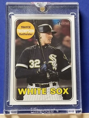 Trayce Thompson - 2018 Heritage High Number 1/1 Blank Back    Topps Vault - Image 1 of 3