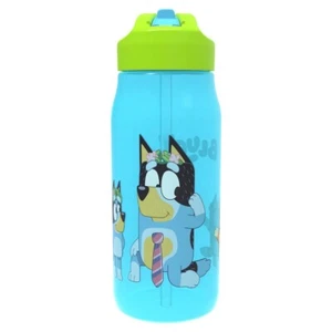Bluey Sip Water Bottle w/Carry Loop Sip Bottles 16 oz Sippy Cup zak Designs - Picture 1 of 7