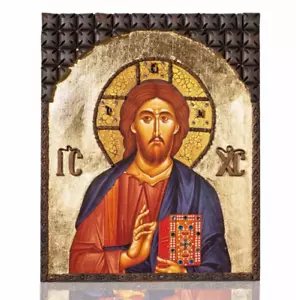 Jesucristo Icono Santo, Placa de Madera Icono Ortodoxo, Regalo Religioso para Hogar - Imagen 1 de 24