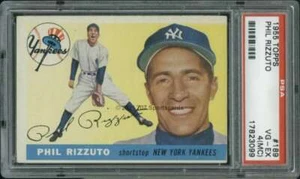 1955 Topps #189 Phil Rizzuto PSA 4 MC Yankees UER (3099) - Picture 1 of 2