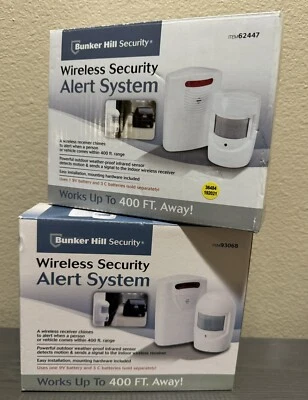 New! Bunker Hill Security Wireless Alert System Notification Alarm 62447 & 93068 - Image 1 of 4