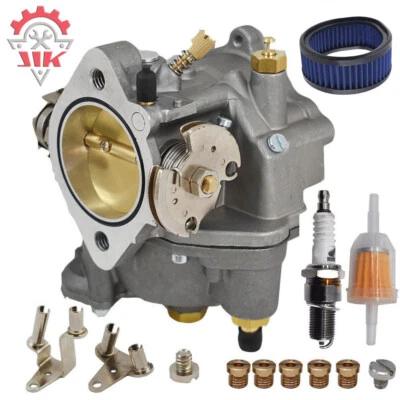 Carburetor for Harley Davidson Big Twin Sportster Shorty S&S Super E Air Filter - Image 1 of 4